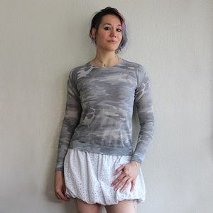 💥SOLD💥 LOFT Abstract Camo Print Top